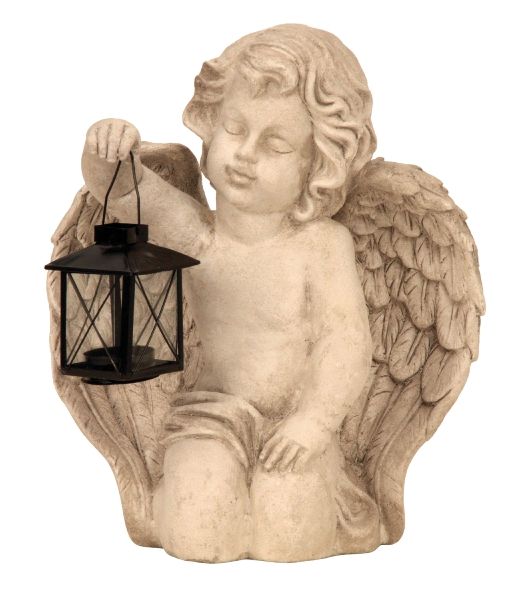 Anjel kľačiaci s lampášom