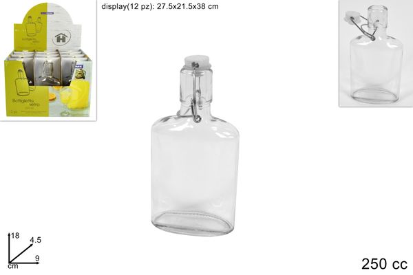 Fľaša sklená 250 ml