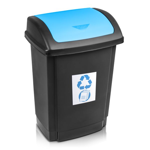 Kôš na odpad recykl.25l modrý