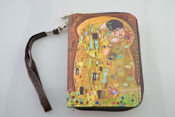Peňaženka so zipsom Klimt Kiss