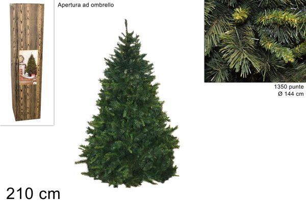 Stromček vianočný 210cm