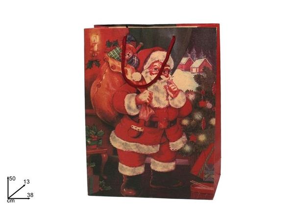 Taška vianočná Santa 58x38x13>