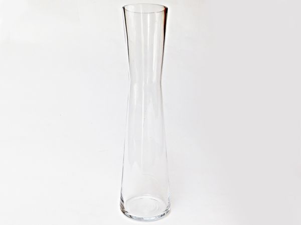 Váza sklo 7x35cm
