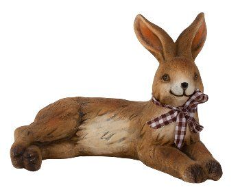 Zajac s mašľou 14x22,3cm